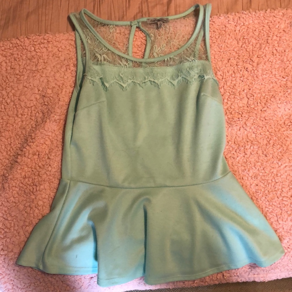 Peplum Tank Top